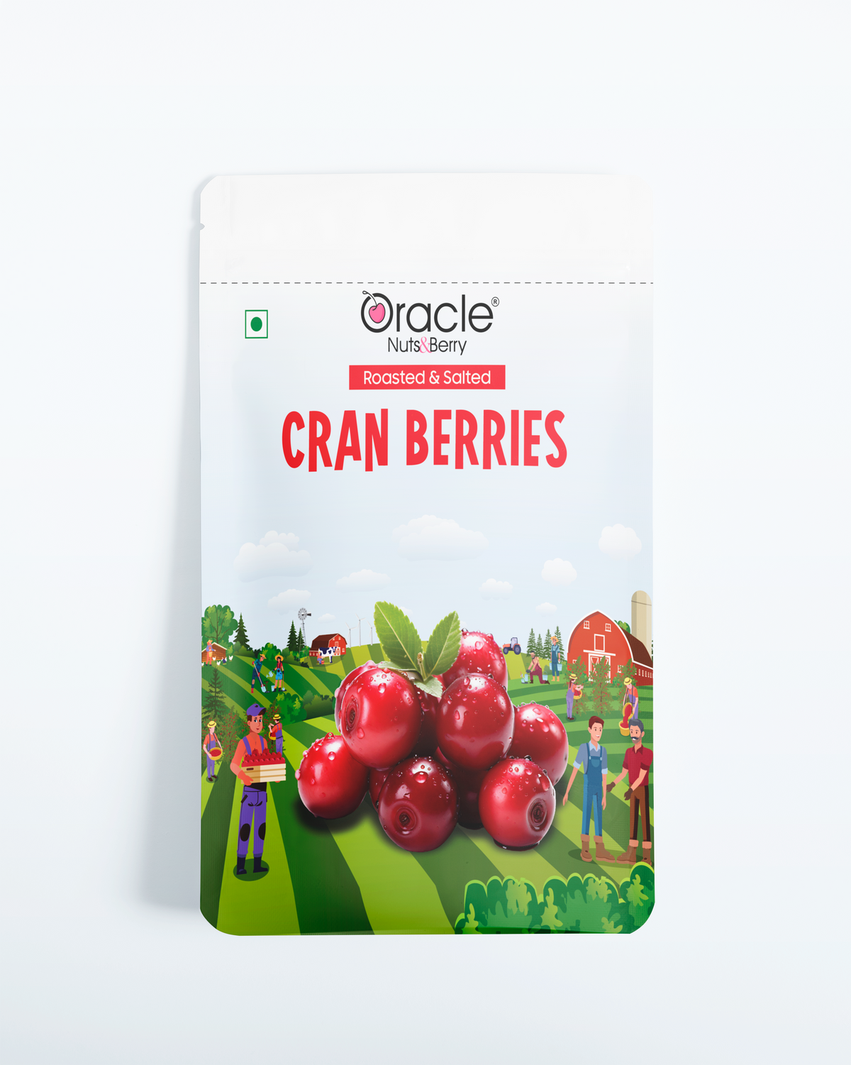 Roasted & Salted Cranberry - Rich in Vitamin C & Dietary Fiber 200gm - Oracle Nut