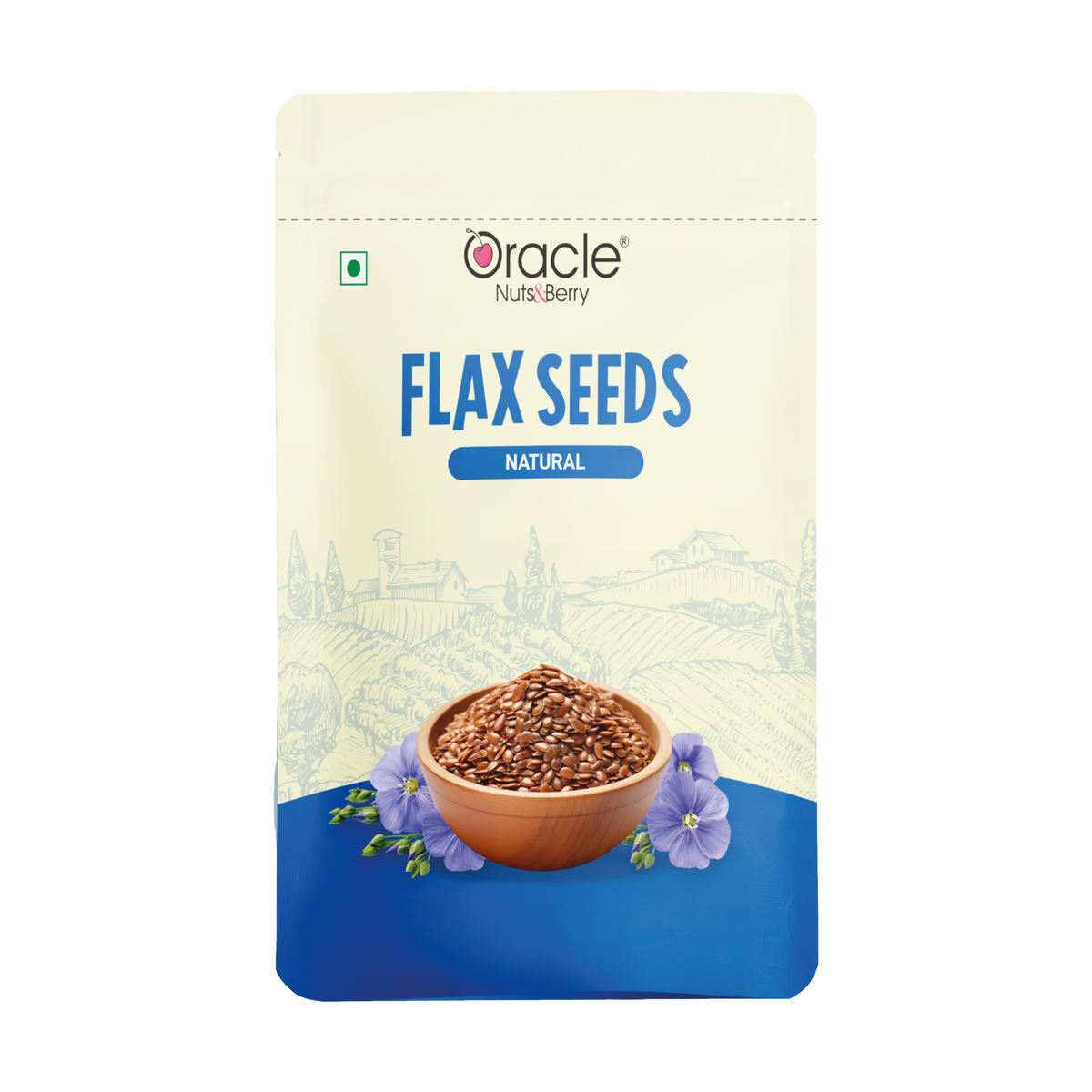 Natural Flax Seeds - Rich in Omega-3 & Fiber 200gm