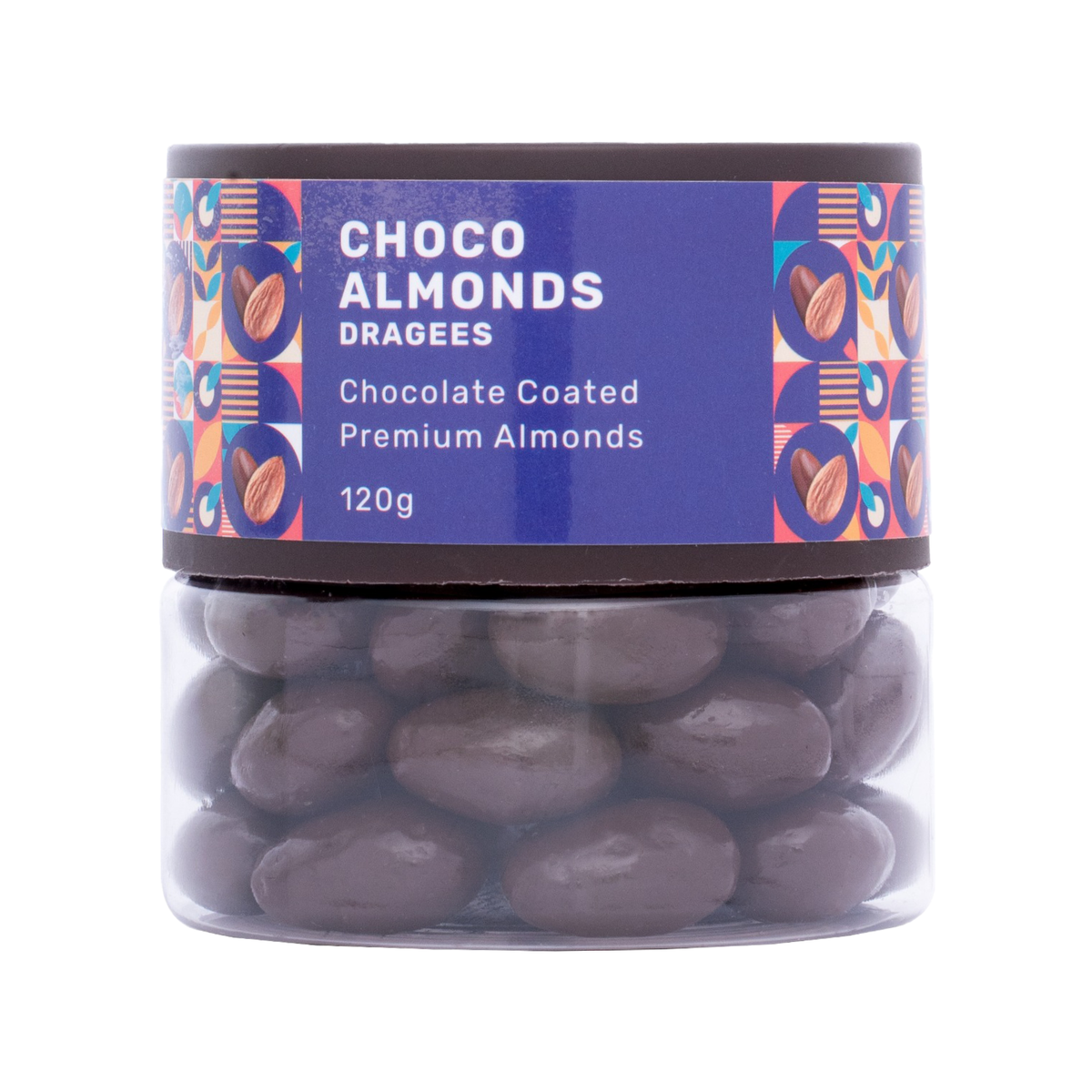 Choco Almonds Dragees - Rich in Vitamin E & Magnesium 120gm - Oracle Nut