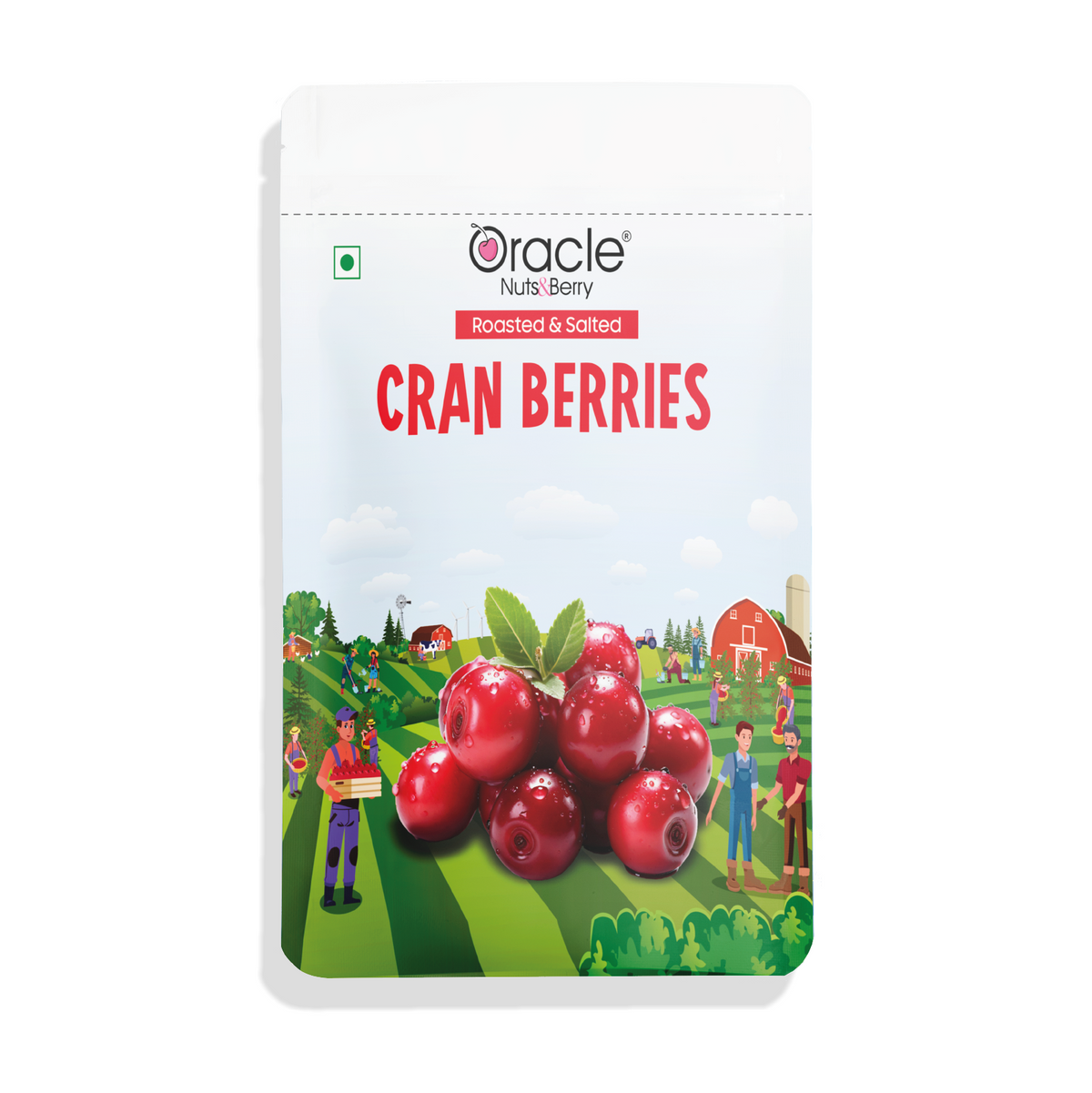 Roasted & Salted Cranberry - Rich in Vitamin C & Dietary Fiber 200gm - Oracle Nut