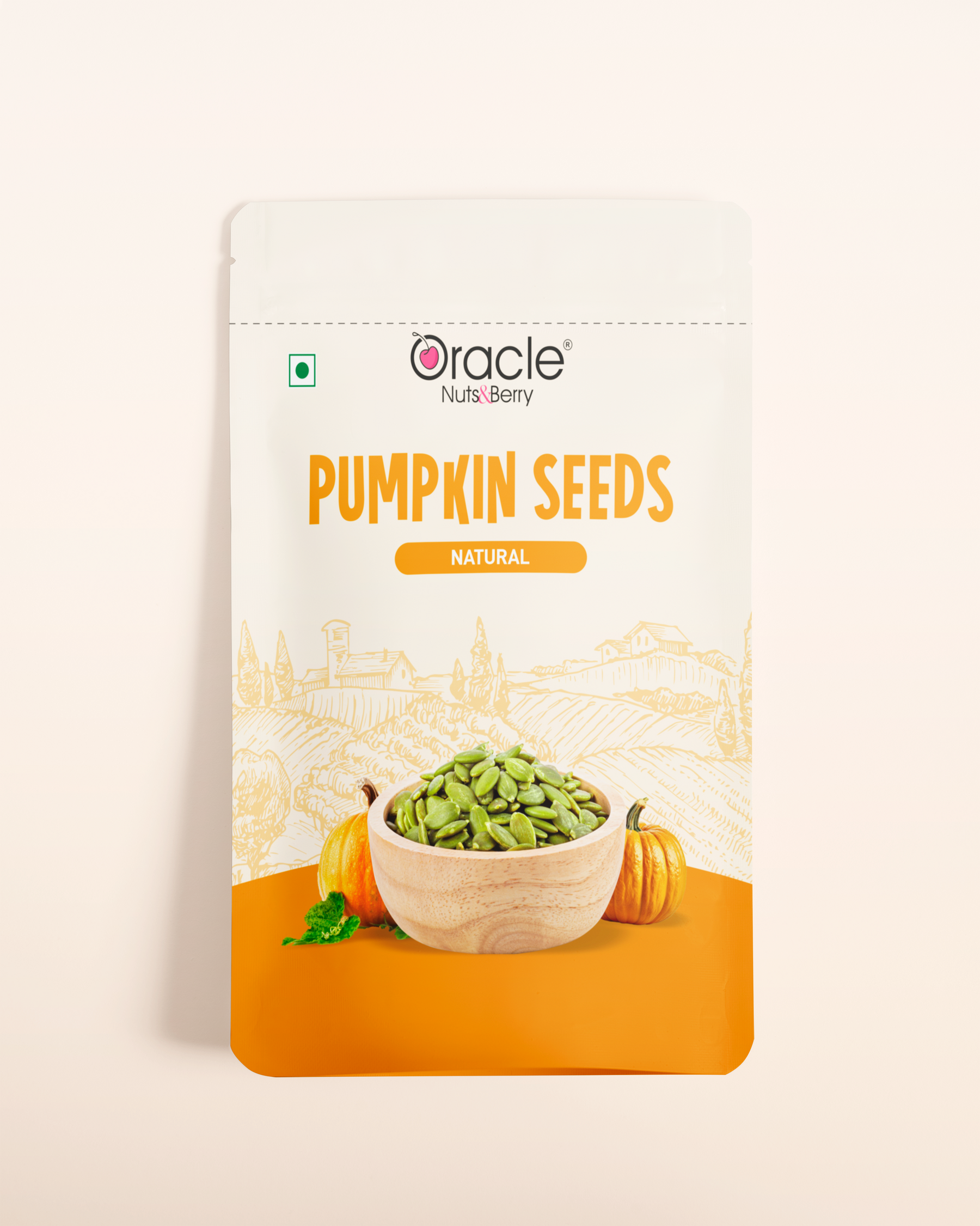 Natural Pumpkin Seeds - Rich in Protein & Magnesium 200gm - Oracle Nut