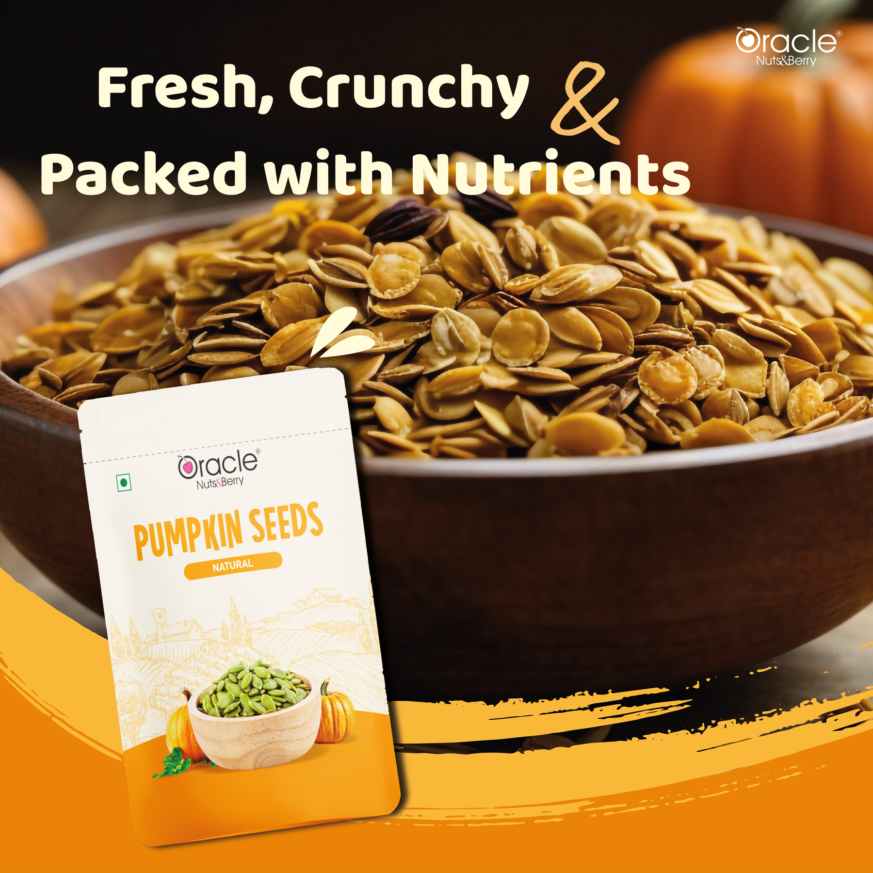 Natural Pumpkin Seeds - Rich in Protein & Magnesium 200gm