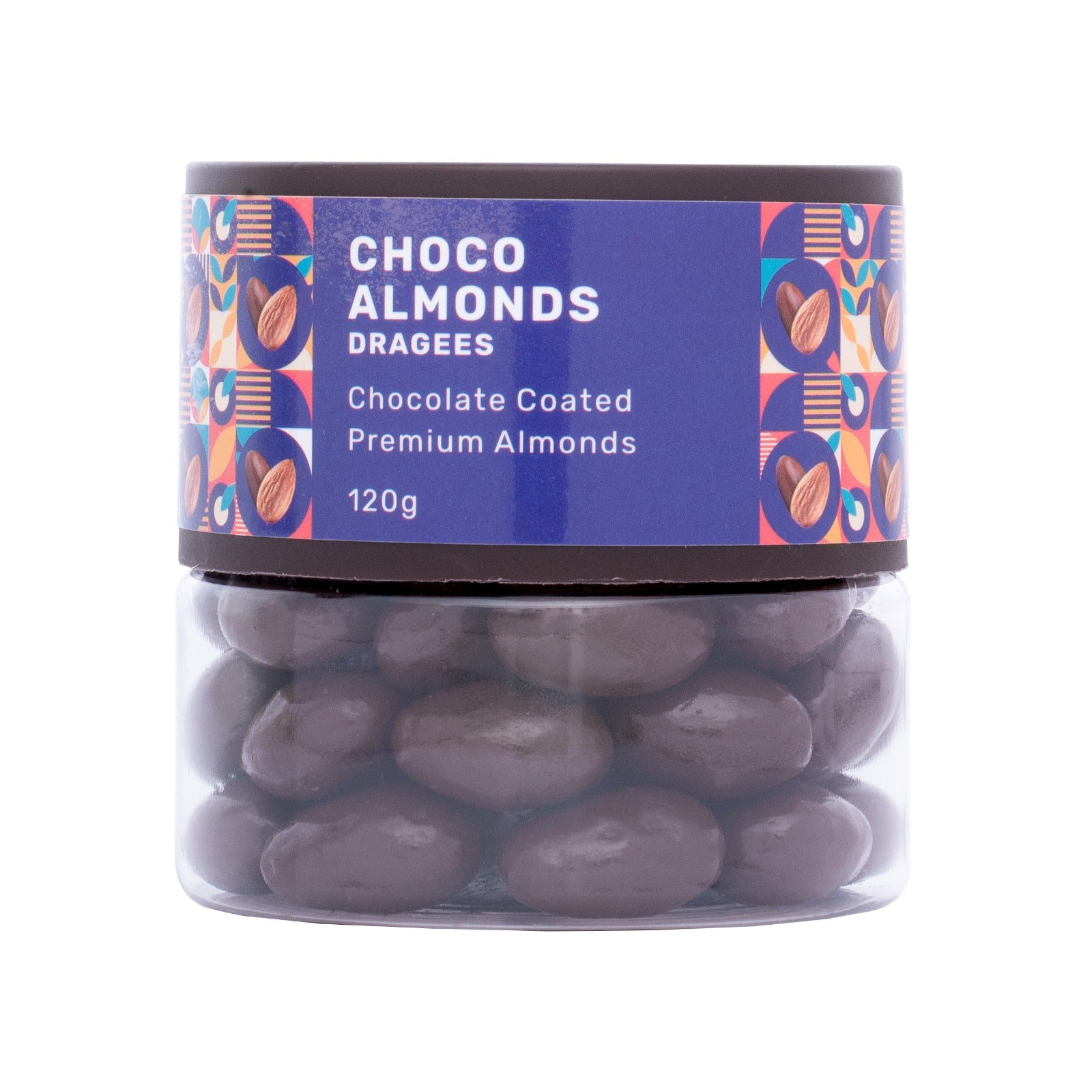 Choco Almonds Dragees - Rich in Vitamin E & Magnesium 120gm - Oracle Nut