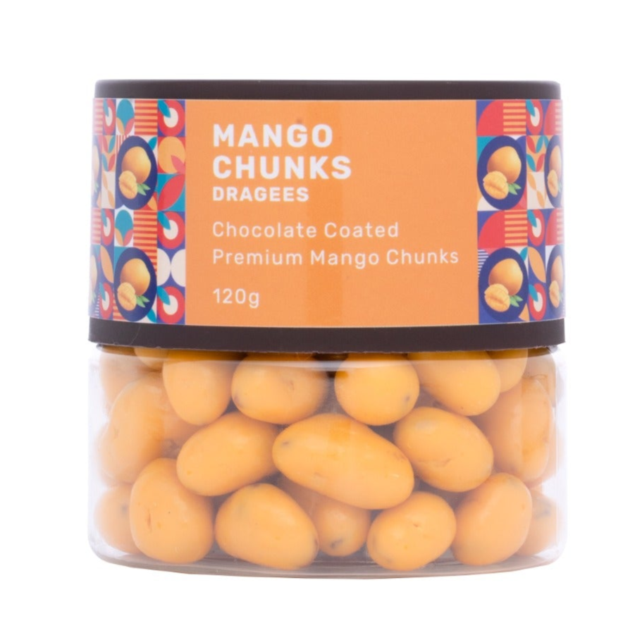 Choco Mango Dragees - Rich in Vitamin A & Fiber 120gm