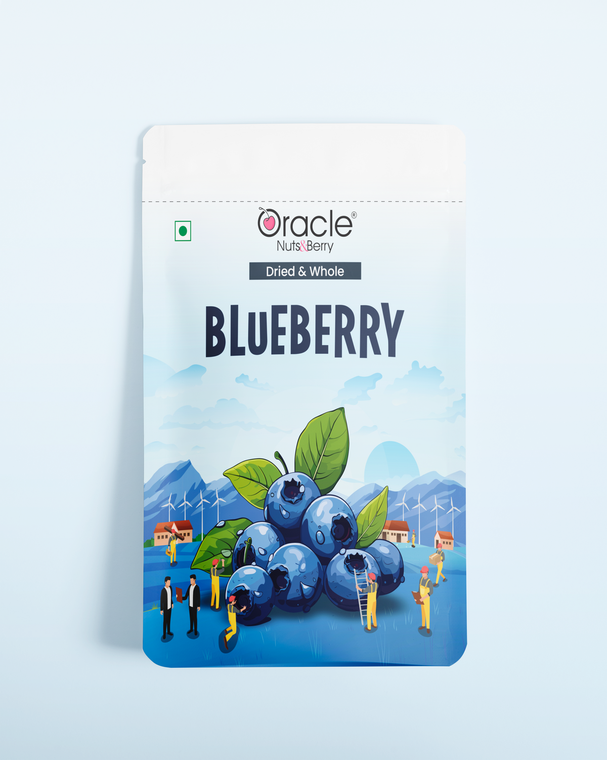 Dried & Whole Blueberry - Rich in Vitamin C & Dietary Fiber 200gm - Oracle Nut