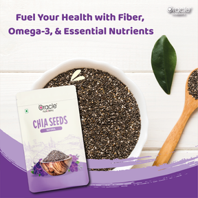 Natural Chia Seeds - Rich in Omega-3 & Fibers 200gm