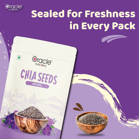 Natural Chia Seeds - Rich in Omega-3 & Fibers 200gm