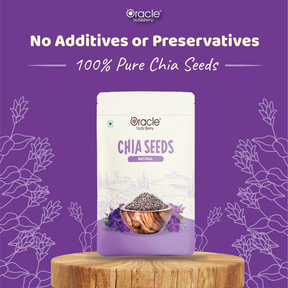 Natural Chia Seeds - Rich in Omega-3 & Fibers 200gm