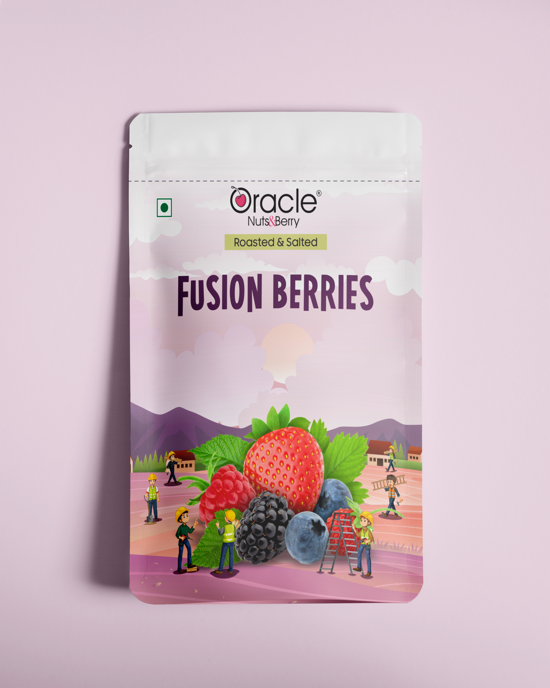 Oracle Nuts & Berry - 200gm Fusion Berries Mix (Strawberries, Cranberries, Blackcurrants, Blueberries, Raspberries) - Rich in Antioxidants & Fiber, 100% Pure & Hygienic, Premium Natural Snack - Oracle Nut